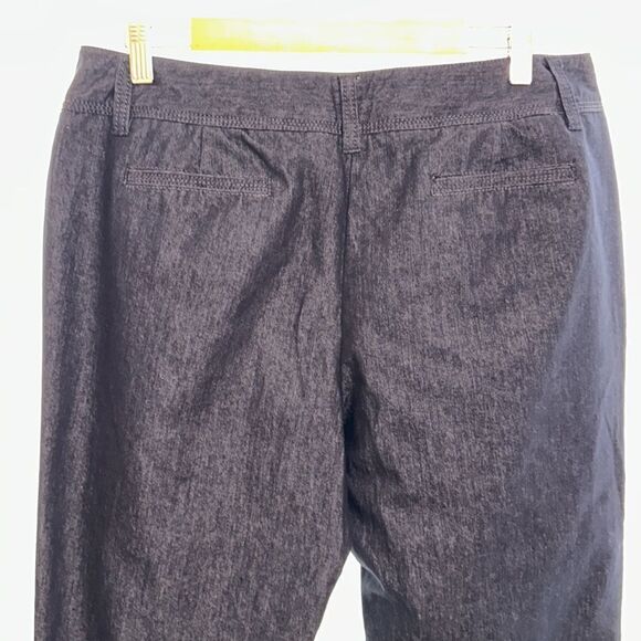 DB 16 Dark Blue Wash Three Button Side Hem Two Button Waist Capri Jeans - Picture 4 of 14